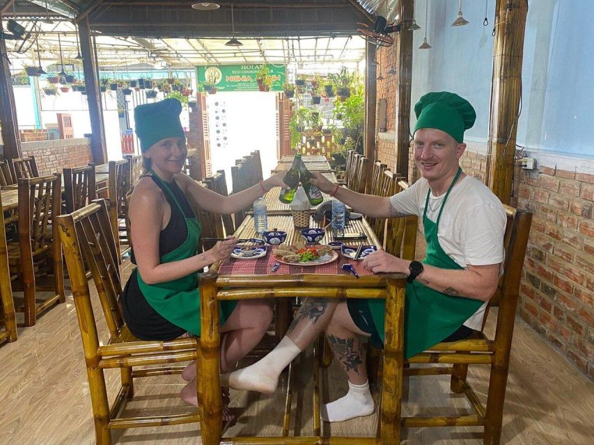 Hoi An Vegan Cooking School with Local Chef and Basket Boat - A Mixed Cooking School, Not a Vegan-Only Room