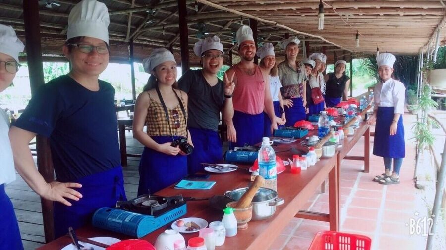 Hoi An Vegan Cooking School with Local Chef and Basket Boat - Tea, Coconut Jam, and the Family-Style Finish