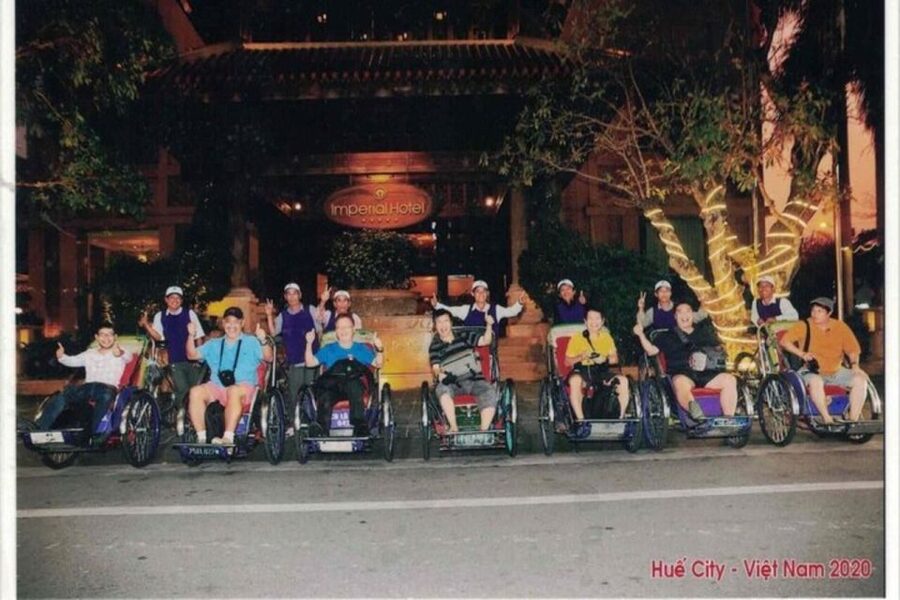 Hue: Night Street Food Tour by Cyclo with a Local Guide - Nem lui and banh khoai bring the crunch