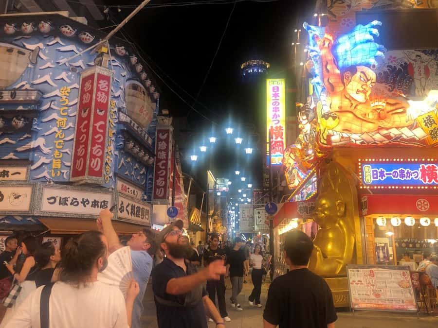 Hungry Osaka Street Food Tour: 15 Dishes & 3 Drinks - Stop five: Osaka-style udon and something sweet