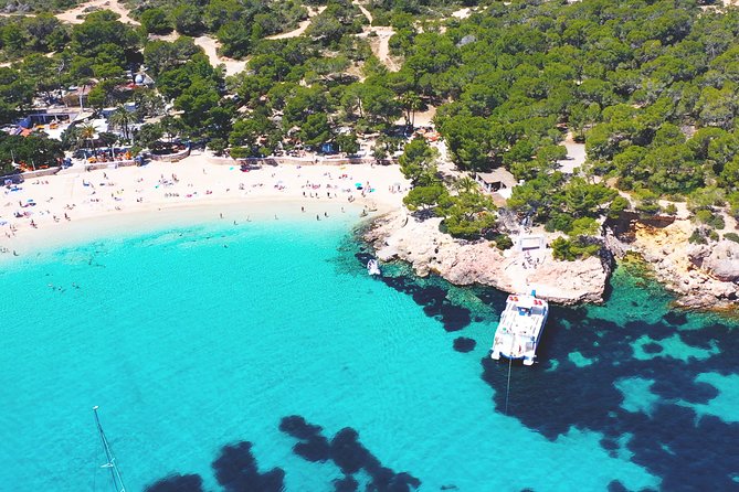 Ibiza Beach Hopping Cruise with Paddleboards, Drinks and Food 6h - The open-water swim stop is the day’s active center