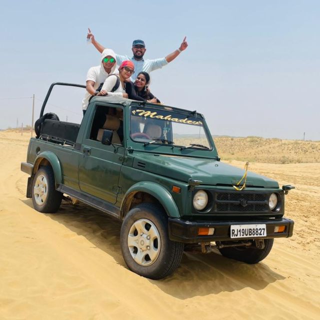 Jodhpur: Desert Camel and Jeep Safari with Traditional Food - The jeep safari across the dunes