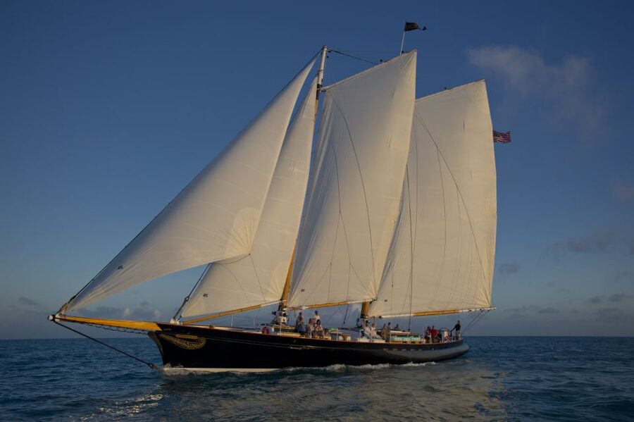 Key West: Schooner Sunset Sail with Food & Drinks - Sights from Fort Zachary Taylor to Sand Key Reef