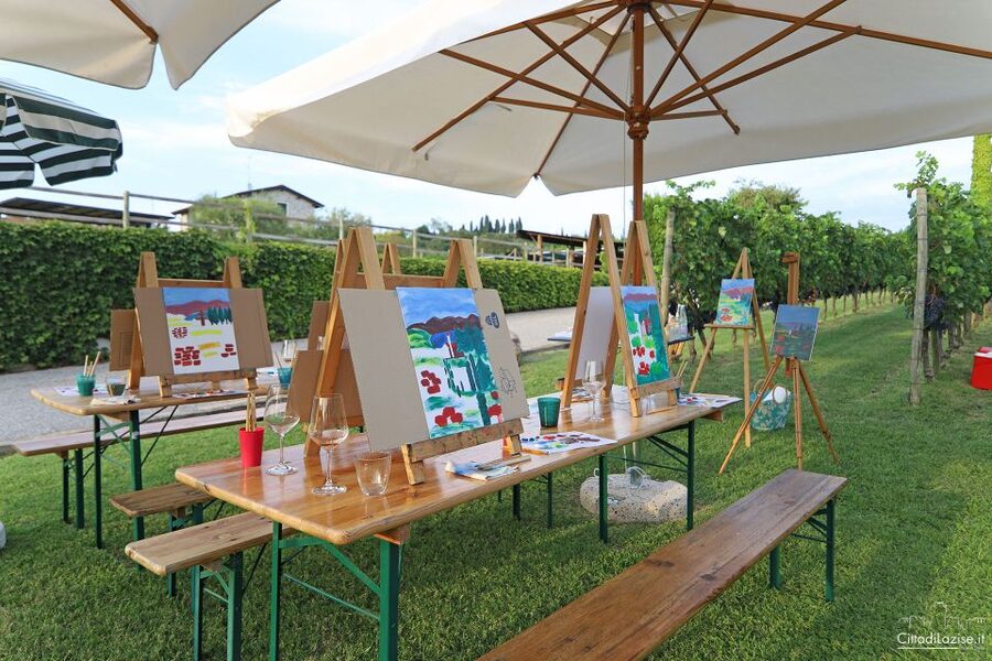 Lazise: Painting Expereince with Wine and Local Food Platter - Is $58 a fair price?