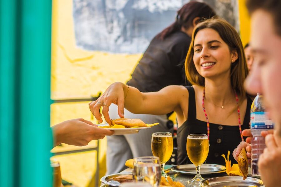 Lisbon: Guided Food and Wine Tasting Tour - Cantinho do Aziz brings international flavor