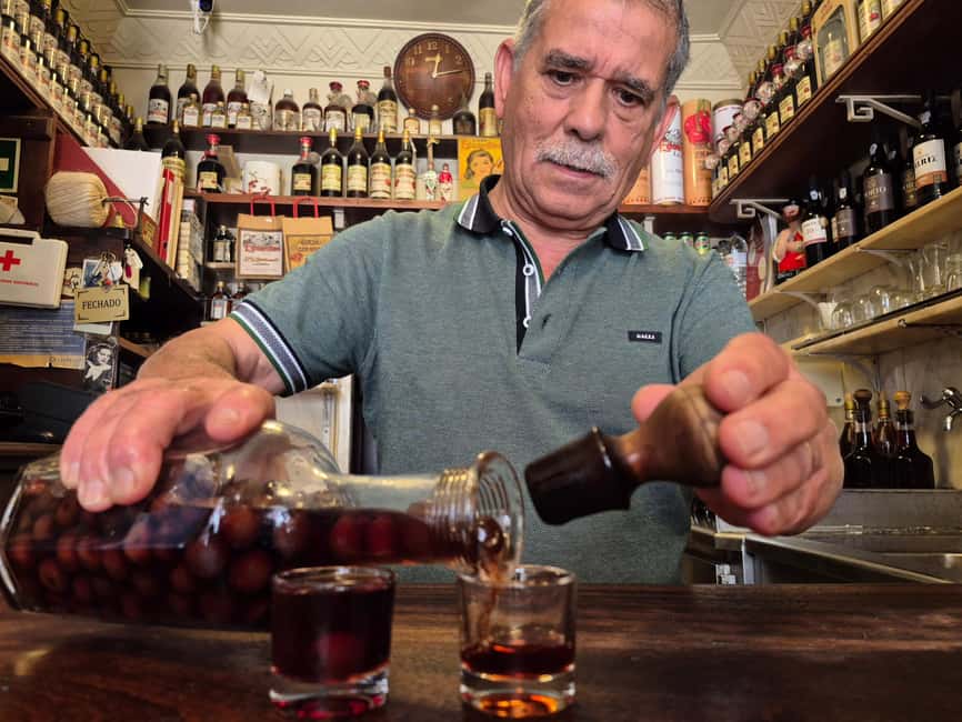 Lisbon Small-Group Food & Wine Tour Eat & Drink like a Local - Ginjinha, Lisbon’s cherry liqueur
