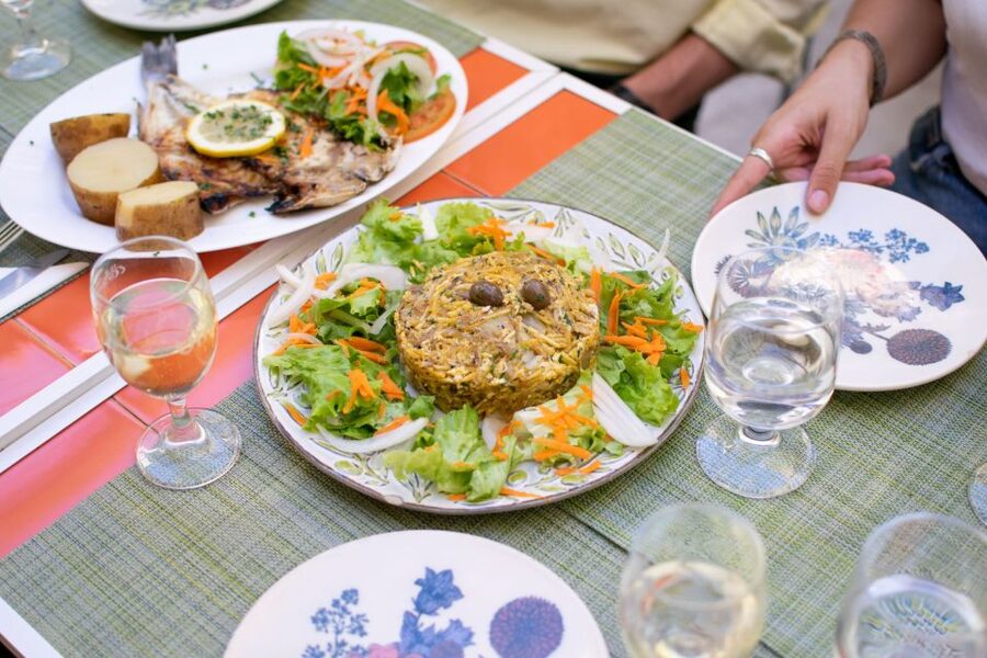 Lisbon Traditional Portuguese Food and Sightseeing Tour - Walking Lisbon between bites
