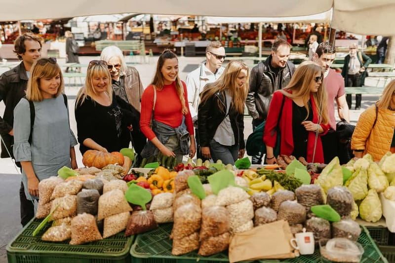 Ljubljana's Traditional Flavors: A 3-Hour Food Journey - Walking, sitting, and meeting other people