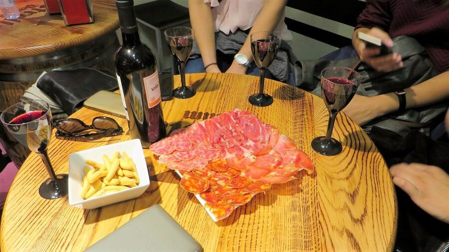 Madrid: Iberico Ham and Spanish Wine Small-Group Food Tour - Your first tastes: cured meats, tapas and a Spanish drink