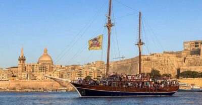 Malta: Lazy Pirate Boat Party with Drinks & Food