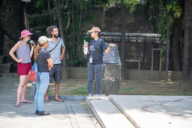 Manila: Sightseeing and Food Walking Tour with Tastings - Bamboo bikes inside Intramuros