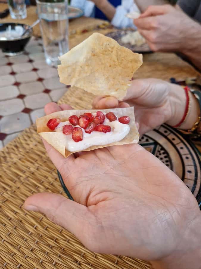 Marrakech: Moroccan Cooking Class for vegetarians and vegan - Eating what you prepared