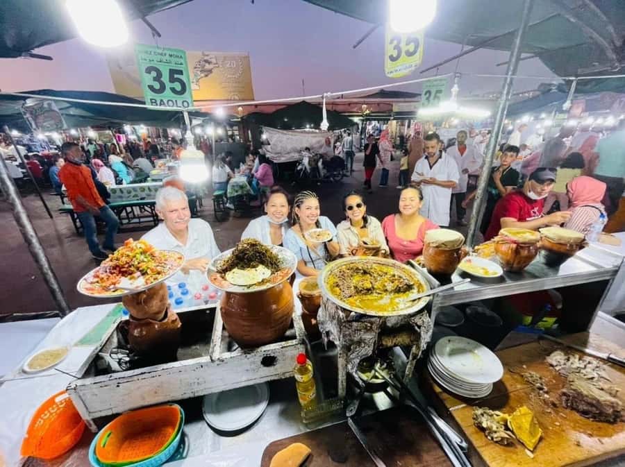 Marrakesh: Guided Street Food Tasting by Locals - Sampling the main food market