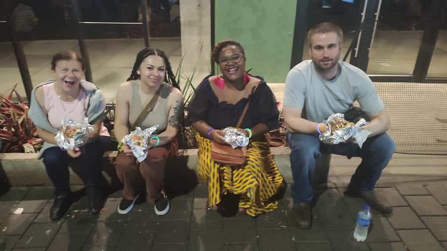 Medellin: Street Food and Poblado Rooftop Tour with a Local - Five Colombian foods, served across Poblado