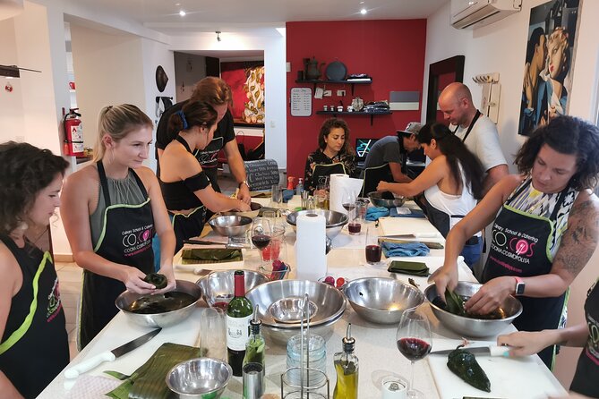 Mexican Cooking Class 1 or 3 Courses Tequila and Mezcal Tasting - Choose between one course and three