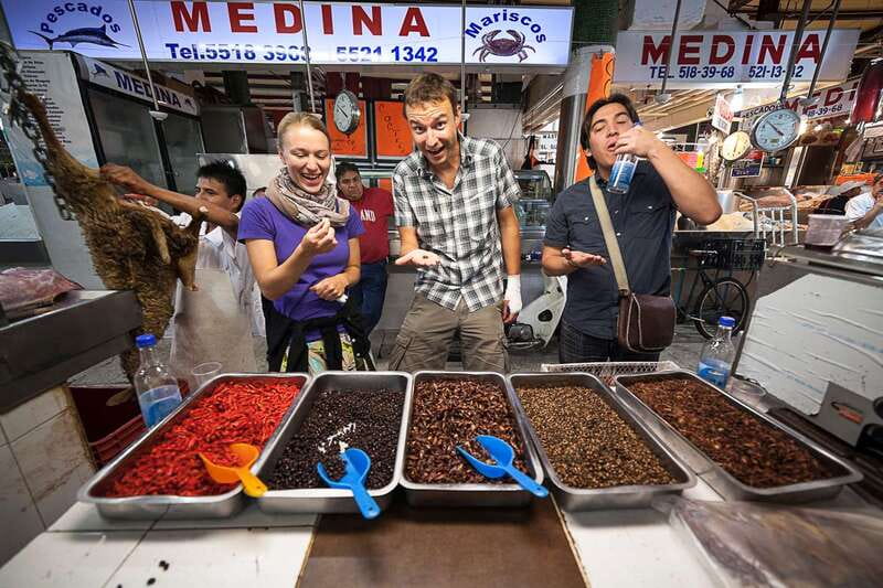 Mexico City: Authentic Downtown Food Tour - San Juan Market sets the tone
