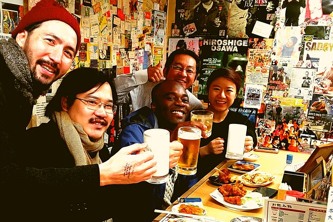 Osaka Food Tour: 13 Dishes at 5 Local Eateries - The standing bar and specialty stop