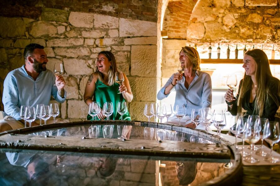 Pastrengo: Lake Garda Wine & Food Tasting in Historic Fort - Six organic wines, from white to red