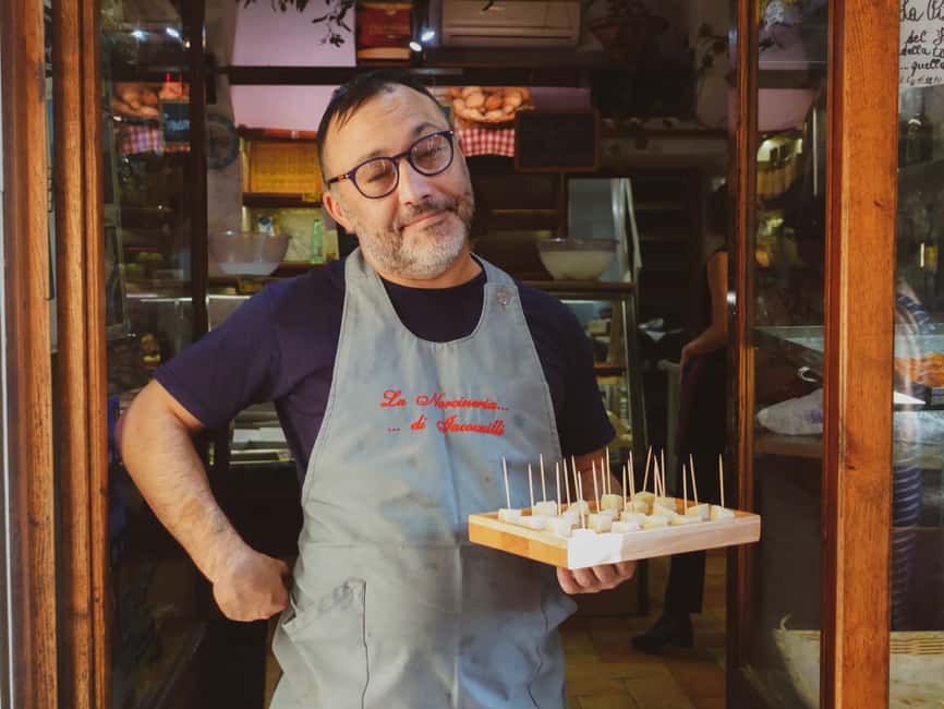 Rome All in One: Trastevere Food Tour, Dinner & Drinks - La Norceria di Iacozzilli: Roman flavors begin with cured foods