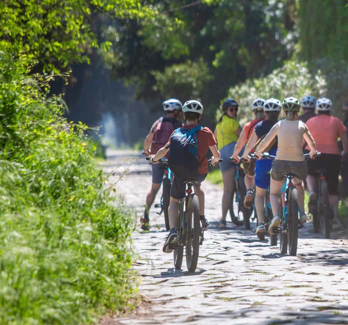 Rome: Appian Way & Aqueducts E-Bike Tour (Catacombs & Food) - Getting comfortable on the CUBE e-bike