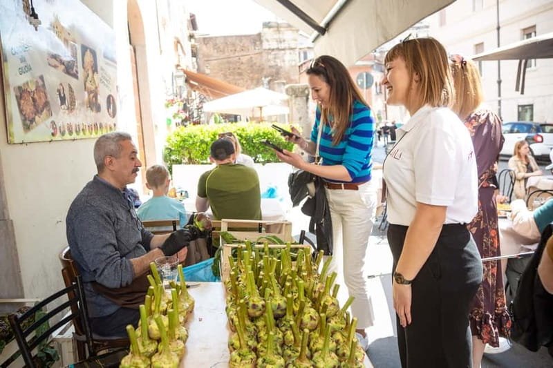 Rome: Eat Like a Roman Ghetto & Campo de' Fiori Food Tour - Supplì first, then the Roman way of eating
