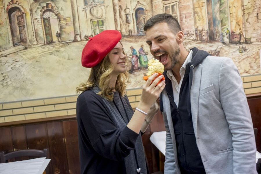 Rome: Food Tour and Wine Tasting in a Traditional Trattoria - Cured ham, cheese, and the first glass of wine
