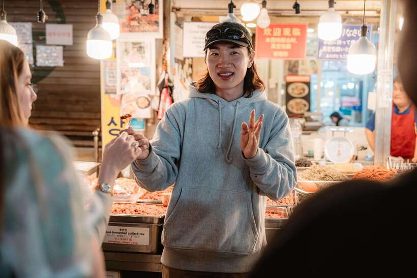 Seoul: Night Market Food Tour with Local Guide - What you may eat during the two hours