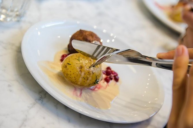 Stockholm Food Tour - Walking through Stockholm toward Old Town
