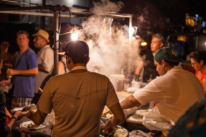 Taco Adventure Evening Food Tour with Vallarta Food Tours - Seafood, stuffed peppers, and the first serious bite
