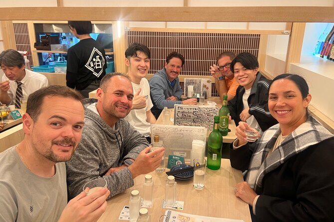Tokyo: Shibuya Food Tour (13 dishes and 4 Eateries) - What the guides add to the evening