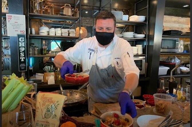 Undiscovered Charleston: Half Day Food, Wine & History Tour with Cooking Class - Charleston Waterfront Park and the food behind the scenery