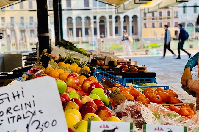 Venice Street Food Tour with Local Guide with Local Food Market Visit - The Rialto Market: useful context, with a timing warning