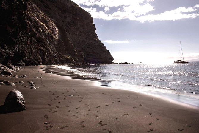 Whale Watching and Listening Eco Catamaran Tour with Food Tasting - The cliffs of Los Gigantes and Masca Bay